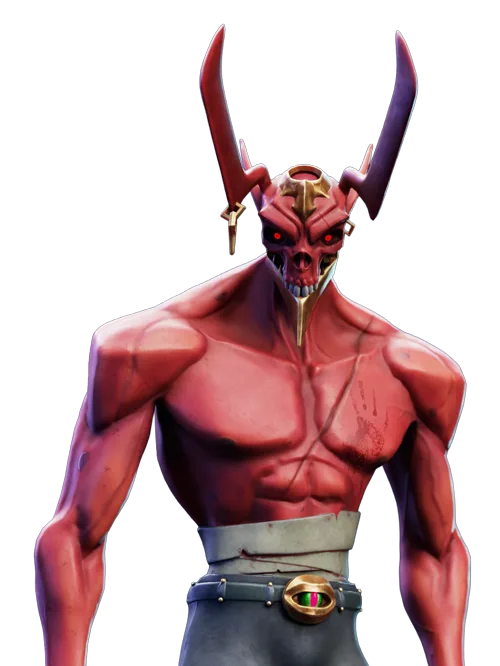 Personaje demonio 3D creado en ESAT