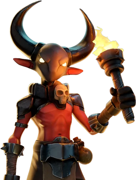 Personaje demonio 3D creado en ESAT